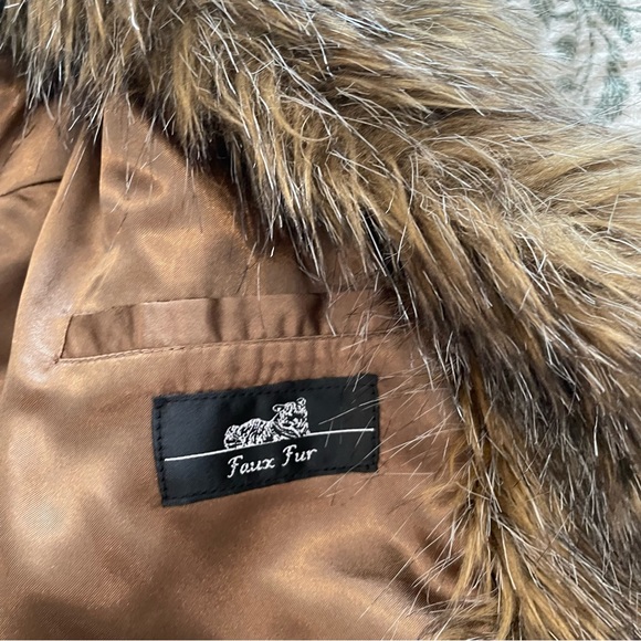 Rachel Zoe faux fur vest mob wife aesthetic size medium - Picture 5 of 5